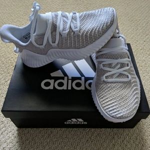Adidas white alphaBounce women's